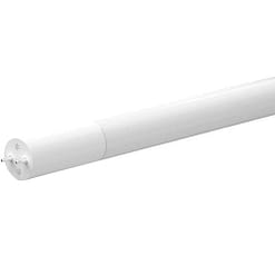 LED Tube Light DR1150LM2FT9W frosted glass 2’ cylindrical tube with 2 electrical prongs at each end. Installs into CFL fixture.