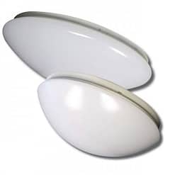 LEDR11 dimmable 11” round dome light molded from thermoplastic. 1100lm at 15W with 2 CCT options.