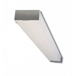 BWALED4FT-40 Dimmable 40W LED light, 48”x7”, steel body, acrylic lens. Guide panels provide even light distribution.