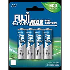 Fuji Battery 1300BP4, Heavy Duty AA, Case quantities 192 cells. Blister pack contains 4 batteries.