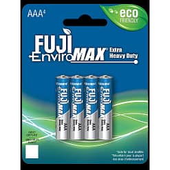 Fuji Battery 1400BP4, AAA Cell, Case quantities 192 cells. Blister pack contains 4 batteries.