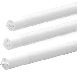 DEBP3FT12W frosted glass 3’ cylindrical tube with 2 electrical prongs at each end. Installs into CFL fixture.