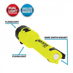 XPP5414GX Intrinsically Safe Flashlight Safely operates in explosive gas or dust atmospheres.