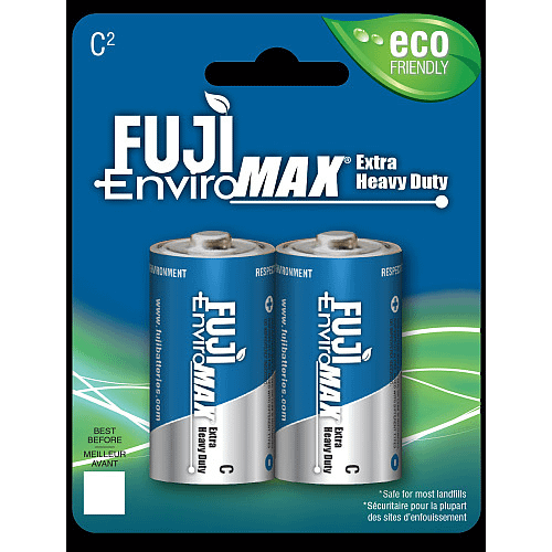Fuji Battery 1200BP2, C Cell, Case quantity 96 cells, Blister pack 2