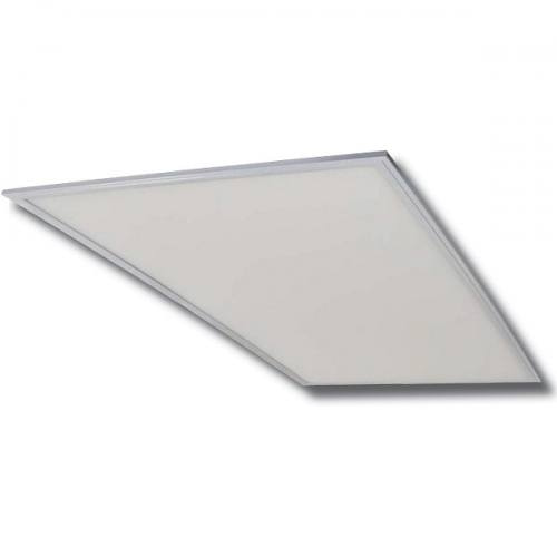 LEDPNL2X4-70W ultra-thin 2x4ft aluminum panel light with acrylic lens. 70W, Dimmable, Four CCT options.